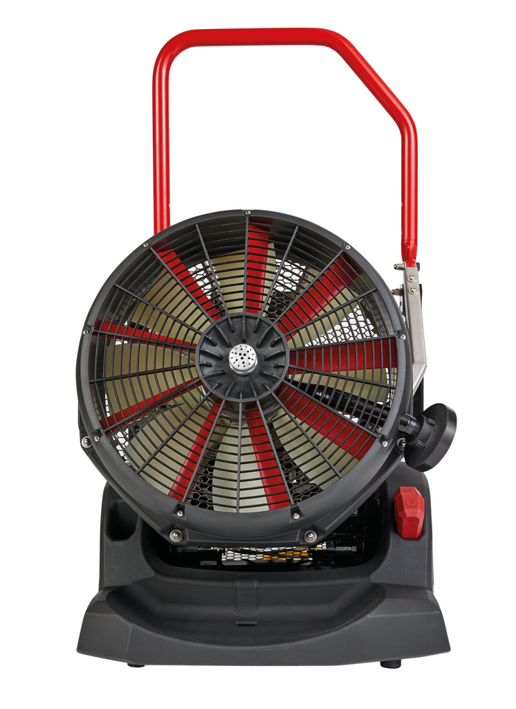 Fanergy E16 Rosenbauer - pretlakový ventilátor s elektromotorom s vodnou tryskou a svetlom