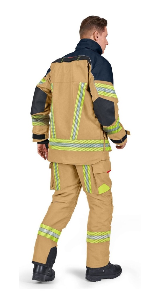 Zásahový odev FIRE FLEX Rosenbauer gold/black-blue Zásahový odev FIRE FLEX Rosenbauer gold/black-blue