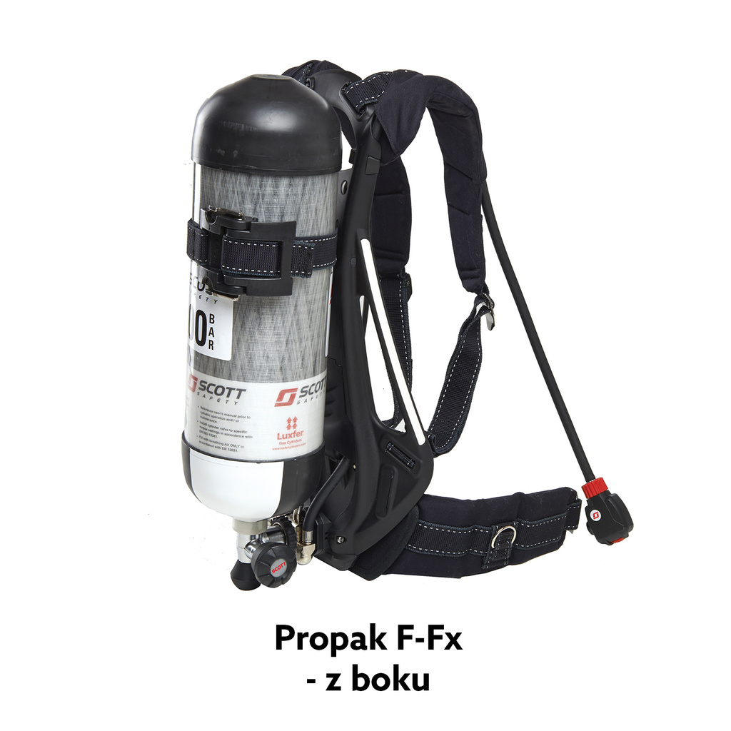 Autonómny dýchací prístroj SCOTT PROPAK FX s pľúcnou automatikou EZ FLO SDC AC V2