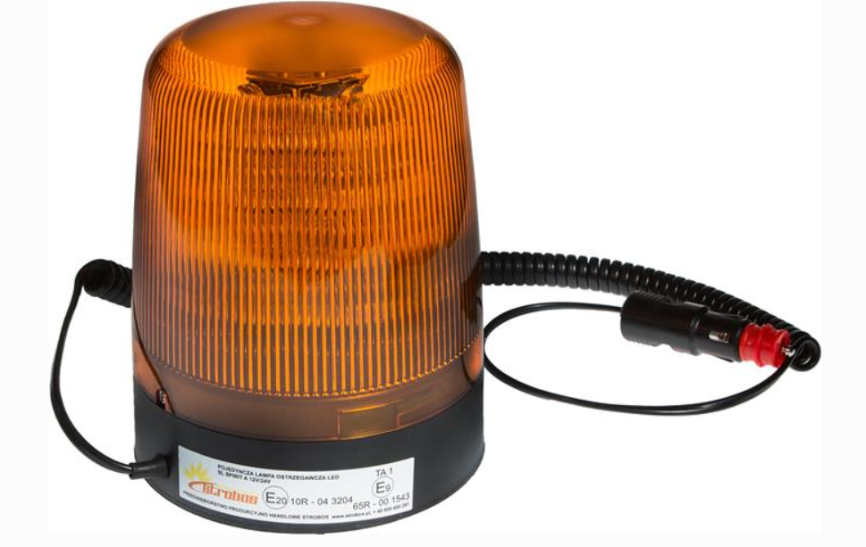 Maják magnetický okrúhly LED 12/24 V 16 ks LED po 3W