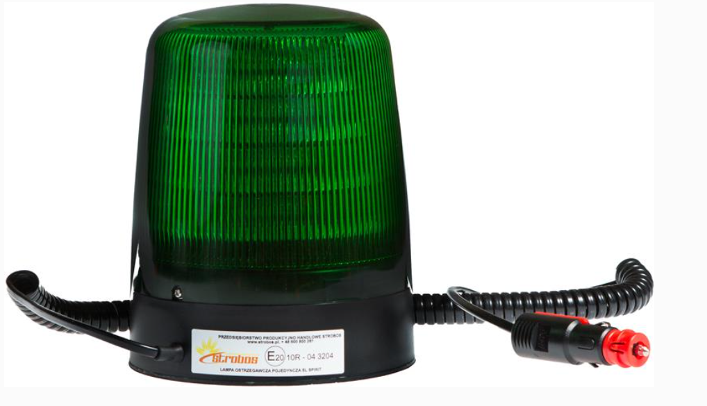 Maják pevný okrúhly LED 12/24 V 16 ks LED po 3W