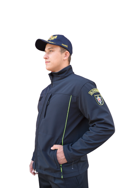 Softshell pánska bunda so znakom DPO a domovenkou Slovensko
