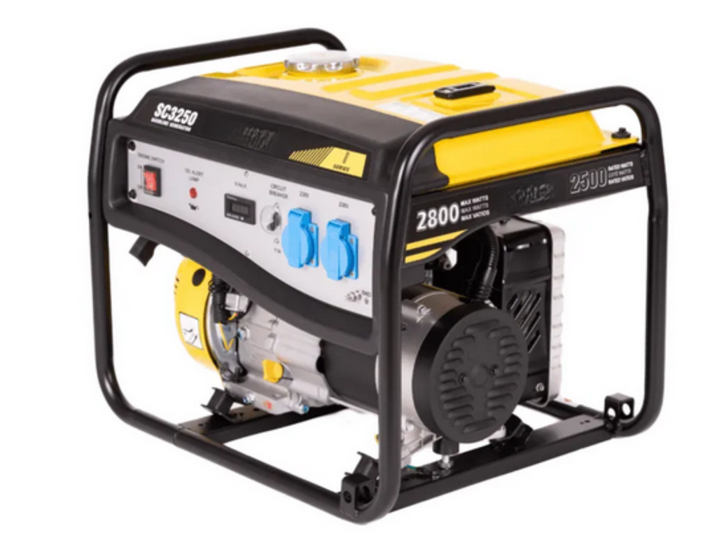 Elektrocentrála benzínová 2,5 kW / 7Hp 2x16A