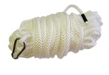 Ventilové lano 8 mm x 25 m - biele polyester