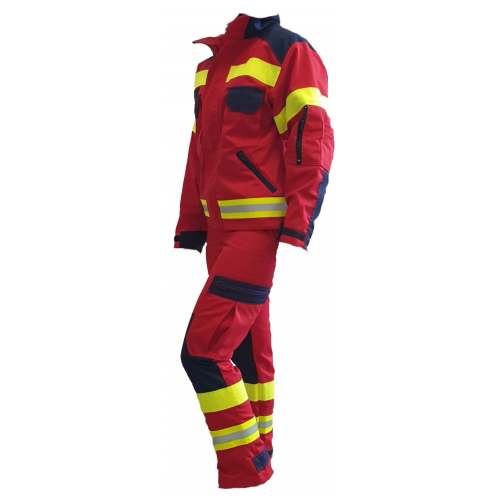 Bunda a nohavice RESCUE červené 