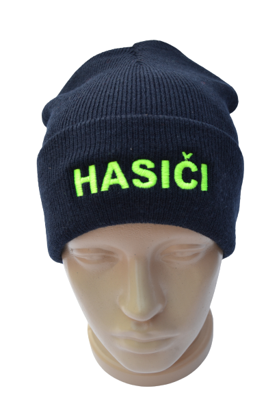 Čiapka pletena Hasiči