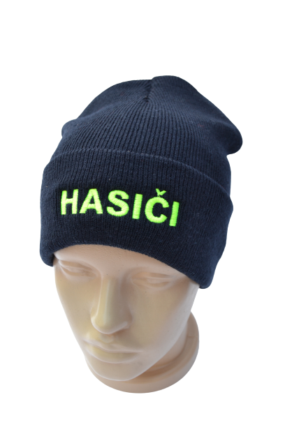 Čiapka pletena Hasiči