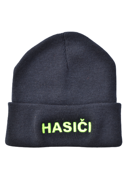 Čiapka pletena Hasiči