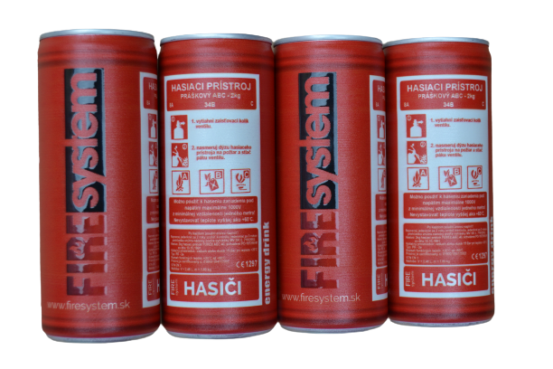 Hasiací prístroj - sýtený energetický nápoj