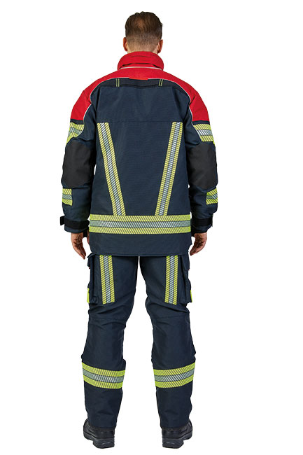 Zásahový odev FIRE FLEX Rosenbauer komplet schwarzblau/rot Zásahový odev FIRE FLEX Rosenbauer komplet schwarzblau/rot
