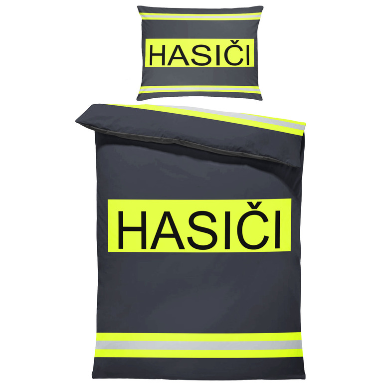 Obliečky Hasiči – pruhy