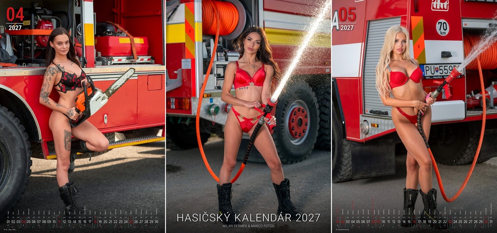 NÁSTENNÝ KALENDÁR FIREGIRLS  2027