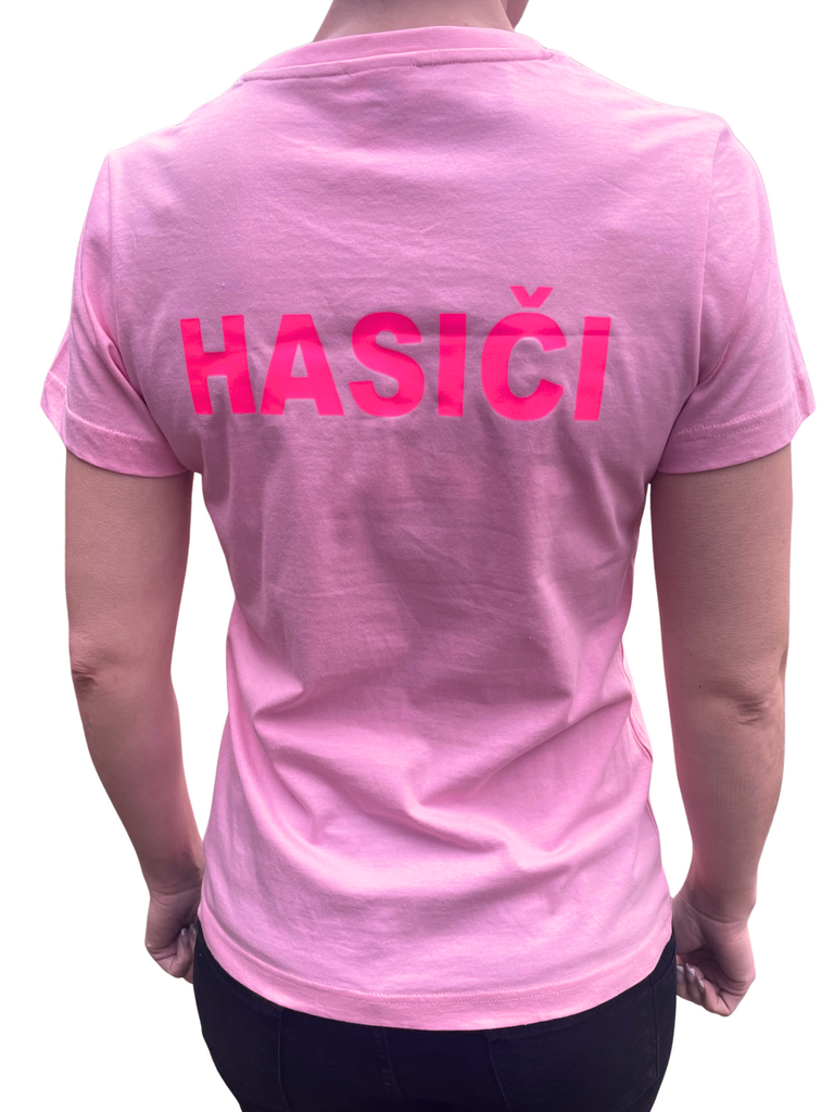 Dámske tričko HASIČI PINK