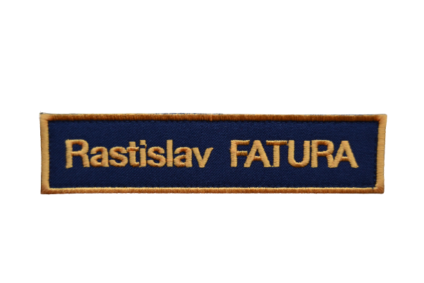 Menovka vyšívaná - suchý zips 125 mm x 30 mm Menovka vyšívaná - suchý zips 125 mm x 30 mm