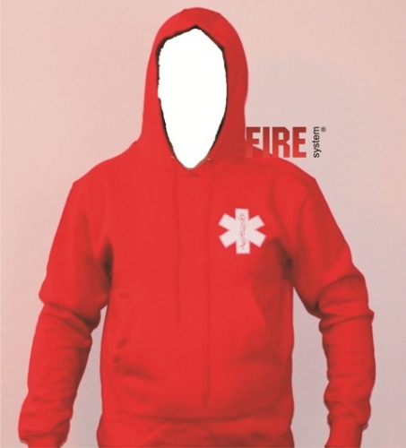 Mikina – znak EMS a nápis RESCUE Mikina – znak EMS a nápis RESCUE
