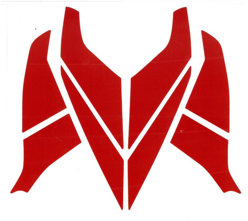 Sada reflexných nálepiek na prilbu HEROS TITAN