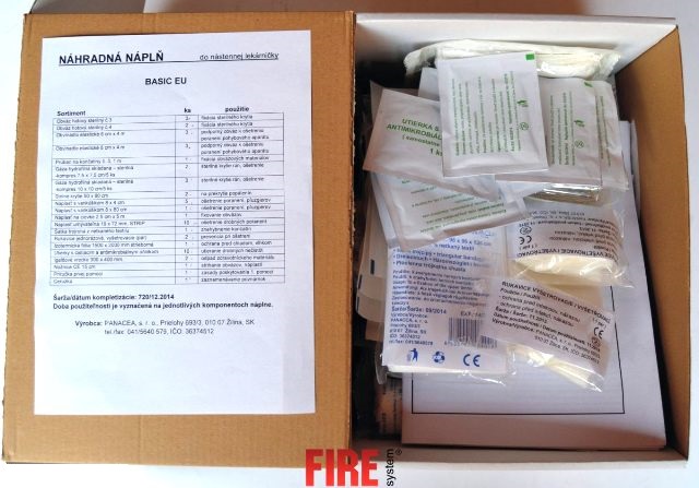 Náplň do nástennej lekárničky - Basic ( EU )