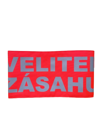Páska na rukáv s nápisom Veliteľ zásahu 