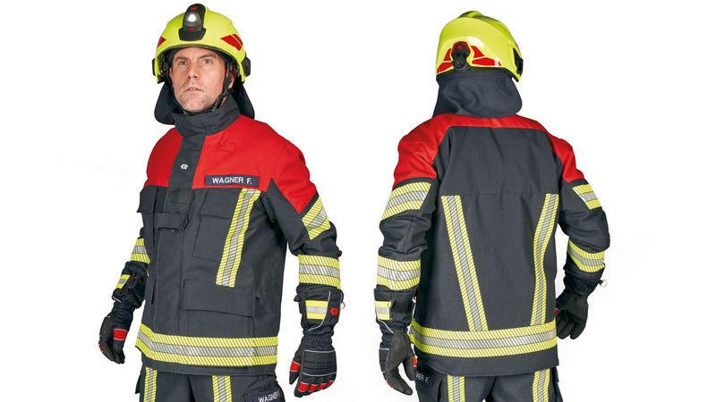 Nový Ľahký zásahový odev Rosenbauer GAROS G 30 s membránou BLACK BLUE /GOLD Nový Ľahký zásahový odev Rosenbauer GAROS G 30 s membránou BLACK BLUE /GOLD