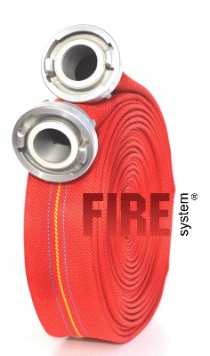 Hadica C52 Flammenflex RED s kovanými spojkami a pretočené hrdlá Hadica C52 Flammenflex RED s kovanými spojkami a pretočené hrdlá