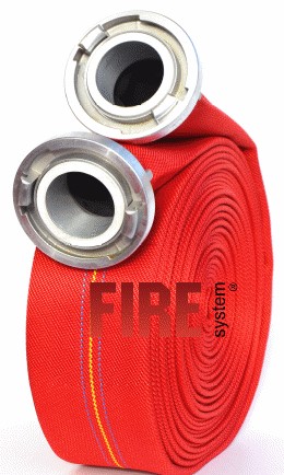 Hadica B75 Flammenflex-G RED s kovanými spojkami KW a pretočené hrdlá Hadica B75 Flammenflex-G RED s kovanými spojkami KW a pretočené hrdlá