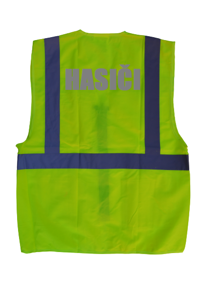 Reflexná vesta na zips