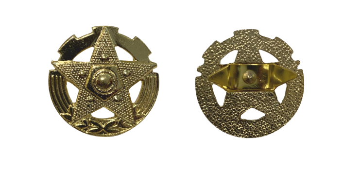 Rozeta zlatá 22mm
