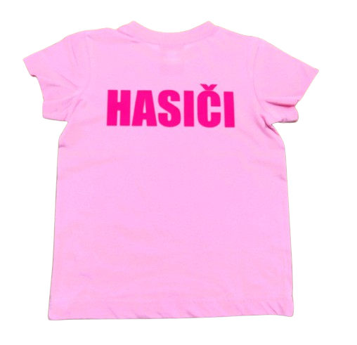 Detské tričko s nápisom HASIČI (rôzne farby)