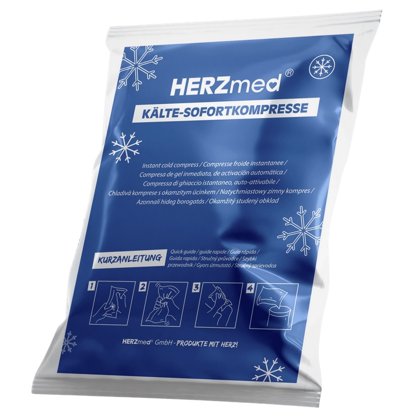 Cold Compress HERZmed  instantné chladiace vrecko 15 x 21 cm